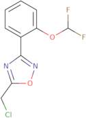 5-(Chloromethyl)-3-[2-(difluoromethoxy)phenyl]-1,2,4-oxadiazole