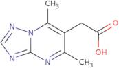 2-{5,7-Dimethyl-[1,2,4]triazolo[1,5-a]pyrimidin-6-yl}acetic acid