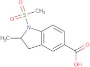 1-Methanesulfonyl-2-methyl-2,3-dihydro-1H-indole-5-carboxylic acid