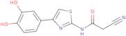 2-Cyano-N-[4-(3,4-dihydroxyphenyl)-1,3-thiazol-2-yl]acetamide