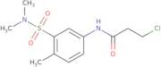 3-Chloro-N-[3-(dimethylsulfamoyl)-4-methylphenyl]propanamide