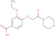 3-Ethoxy-4-[2-(morpholin-4-yl)-2-oxoethoxy]benzoic acid