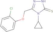 5-(2-Chlorophenoxymethyl)-4-cyclopropyl-4H-1,2,4-triazole-3-thiol