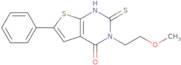 3-(2-Methoxyethyl)-6-phenyl-2-sulfanyl-3H,4H-thieno[2,3-d]pyrimidin-4-one