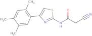 2-Cyano-N-[4-(2,4,5-trimethylphenyl)-1,3-thiazol-2-yl]acetamide