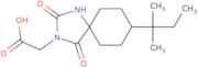 2-[8-(2-Methylbutan-2-yl)-2,4-dioxo-1,3-diazaspiro[4.5]decan-3-yl]acetic acid