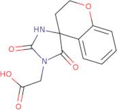 2-{2',5'-Dioxo-2,3-dihydrospiro[1-benzopyran-4,4'-imidazolidine]-1'-yl}acetic acid