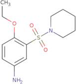 4-Ethoxy-3-(piperidine-1-sulfonyl)aniline