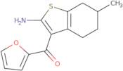 3-(Furan-2-carbonyl)-6-methyl-4,5,6,7-tetrahydro-1-benzothiophen-2-amine