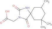 2-{7,7,9-Trimethyl-2,4-dioxo-1,3-diazaspiro[4.5]decan-3-yl}acetic acid