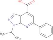 1-Isopropyl-6-phenyl-1H-pyrazolo[3,4-b]pyridine-4-carboxylic Acid