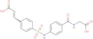 (2E)-3-[4-({4-[(Carboxymethyl)carbamoyl]phenyl}sulfamoyl)phenyl]prop-2-enoic acid