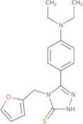 5-[4-(Diethylamino)phenyl]-4-(furan-2-ylmethyl)-4H-1,2,4-triazole-3-thiol