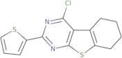 3-Chloro-5-(thiophen-2-yl)-8-thia-4,6-diazatricyclo[7.4.0.0,]trideca-1(9),2,4,6-tetraene