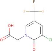2-[3-Chloro-2-oxo-5-(trifluoromethyl)-1,2-dihydropyridin-1-yl]acetic acid