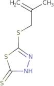 5-[(2-Methylprop-2-en-1-yl)sulfanyl]-1,3,4-thiadiazole-2-thiol