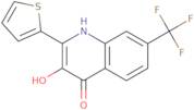 3-Hydroxy-2-(thiophen-2-yl)-7-(trifluoromethyl)-1,4-dihydroquinolin-4-one