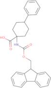 1-{[(9H-Fluoren-9-ylmethoxy)carbonyl]amino}-4-phenylcyclohexane-1-carboxylic acid