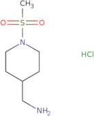 (1-Methanesulfonylpiperidin-4-yl)methanamine hydrochloride