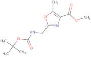 Methyl 2-{[(tert-butoxycarbonyl)amino]methyl}-5-methyl-1,3-oxazole-4-carboxylate