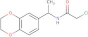 2-Chloro-N-[1-(2,3-dihydro-1,4-benzodioxin-6-yl)ethyl]acetamide