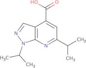 1,6-Bis(propan-2-yl)-1H-pyrazolo[3,4-b]pyridine-4-carboxylic acid