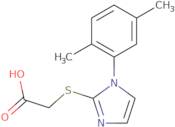 2-{[1-(2,5-Dimethylphenyl)-1H-imidazol-2-yl]sulfanyl}acetic acid