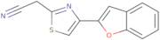 2-[4-(1-Benzofuran-2-yl)-1,3-thiazol-2-yl]acetonitrile