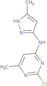 2-Chloro-6-methyl-N-(5-methyl-1H-pyrazol-3-yl)pyrimidin-4-amine