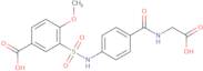 3-({4-[(Carboxymethyl)carbamoyl]phenyl}sulfamoyl)-4-methoxybenzoic acid