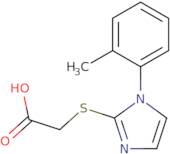 2-{[1-(2-Methylphenyl)-1H-imidazol-2-yl]sulfanyl}acetic acid