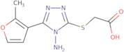 2-{[4-Amino-5-(2-methylfuran-3-yl)-4H-1,2,4-triazol-3-yl]sulfanyl}acetic acid