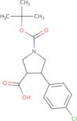 1-[(tert-Butoxy)carbonyl]-4-(4-chlorophenyl)pyrrolidine-3-carboxylic acid