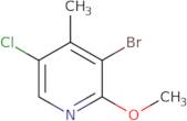 3-Bromo-5-chloro-2-methoxy-4-methylpyridine