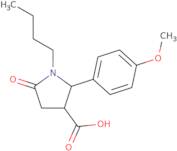 1-Butyl-2-(4-methoxyphenyl)-5-oxopyrrolidine-3-carboxylic acid