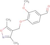 4-(3,5-Dimethyl-isoxazol-4-ylmethoxy)-3-methoxy-benzaldehyde