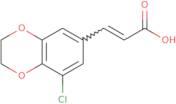 (2E)-3-(8-Chloro-2,3-dihydro-1,4-benzodioxin-6-yl)prop-2-enoic acid