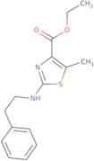 Ethyl 5-methyl-2-[(2-phenylethyl)amino]-1,3-thiazole-4-carboxylate