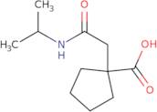 1-{[(Propan-2-yl)carbamoyl]methyl}cyclopentane-1-carboxylic acid