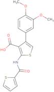 4-(3,4-Dimethoxyphenyl)-2-(thiophene-2-amido)thiophene-3-carboxylic acid