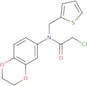 2-Chloro-N-(2,3-dihydro-1,4-benzodioxin-6-yl)-N-(thiophen-2-ylmethyl)acetamide