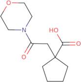 1-[2-(Morpholin-4-yl)-2-oxoethyl]cyclopentane-1-carboxylic acid