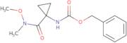 Benzyl (1-(methoxy(methyl)carbamoyl)cyclopropyl)carbamate