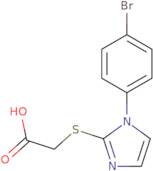 2-{[1-(4-Bromophenyl)-1H-imidazol-2-yl]sulfanyl}acetic acid