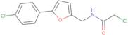 2-Chloro-N-{[5-(4-chlorophenyl)furan-2-yl]methyl}acetamide