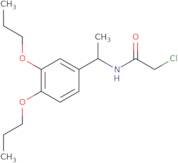 2-Chloro-N-[1-(3,4-dipropoxyphenyl)ethyl]acetamide