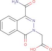 2-(4-Carbamoyl-1-oxo-1,2-dihydrophthalazin-2-yl)acetic acid
