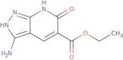 Ethyl 3-amino-6-oxo-1H,6H,7H-pyrazolo[3,4-b]pyridine-5-carboxylate