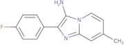 2-(4-Fluorophenyl)-7-methylimidazo[1,2-a]pyridin-3-amine