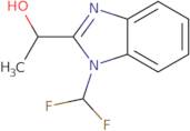 1-[1-(Difluoromethyl)-1H-1,3-benzodiazol-2-yl]ethan-1-ol